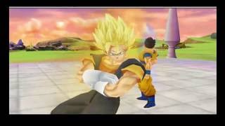 Dragon Ball Z Tenkaichi Tag Team  Rafaga Doble  Vegetto y Gohan [upl. by Tuinenga]