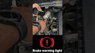 brake warning light flush on car dashboard brake warning light mukeshchandragondshorts shorts [upl. by Adnawak]