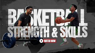 Full Basketball Strength and Skills Workout  Do it By Yourself  InSeason Training [upl. by Salkcin]