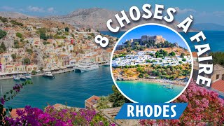 Grèce  les 8 choses à faire à Rhodes [upl. by Caneghem]