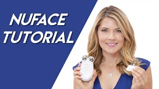 NuFace Trinity and Ele Attachment Tutorial  For Facial Toning and Hooded Eyes  Skincare Over 40 [upl. by Enecnarf]