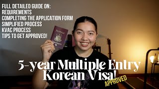 Getting a 5year Multiple Entry Visa to South Korea Detailed guide for your visa application 🇰🇷 [upl. by Van]