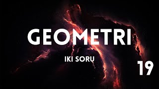 Geometri iki soru tipi AYT Matematik 19 [upl. by Adidnac]