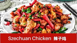 Szechuan chicken recipe 辣子鸡  How to prepare the best spicy chicken like restaurant [upl. by Okimat209]