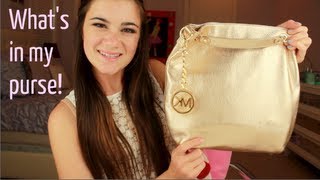 Whats in my purse  CloeCouture [upl. by Lillian]