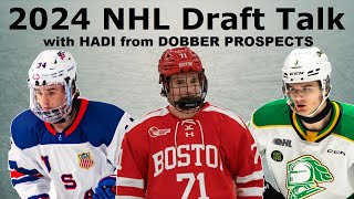 2024 NHL Draft TOP 10 Rankings from HADI of Dobber Prospects [upl. by Ellenor]