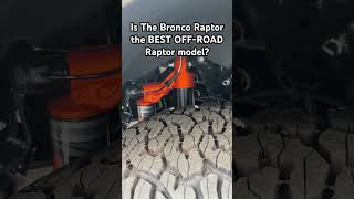 Is The Bronco Raptor the BEST OFFROAD Raptor model cars ford cartok [upl. by Freberg]