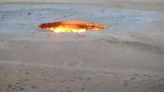 Flaming Crater Darvaza Turkmenistan 36  Phillips Connor [upl. by Nahsez]