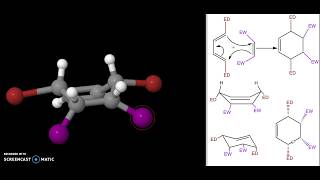 endo product from diels alder reaction [upl. by Millham]