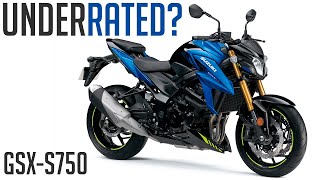 2021 Suzuki GSXS750  First Ride Review [upl. by Llyrad]