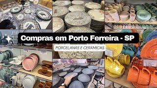 Um dia de compras em Porto Ferreira  SP muita porcelana e cerâmica promoção e muito mais [upl. by Frederico727]