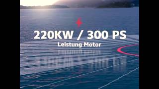 Nautique GS20 electric The worlds most powerful electric boat [upl. by Llerrej589]