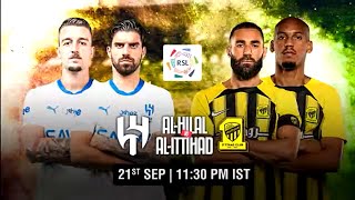 🔴LIVE  AlHilal vs AlIttihad  Saudi Pro League 202425  Saudi Pro League Live Stream [upl. by Niloc]