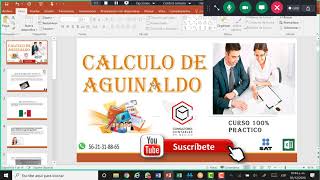 ✅CURSO CALCULO DE AGUINALDOS FINIQUITOS LIQUIDACIONES Y NOMINA✅ [upl. by Lody791]