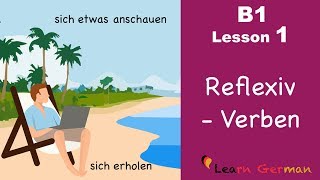 Learn German Intermediate  Reflexivverben  Reflexivpronomen  B1  Lesson 1 [upl. by Kylander401]