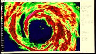 Hurricane WILMA  Key West Florida KBYX Radar Loop  October 24 2005 [upl. by Grous]