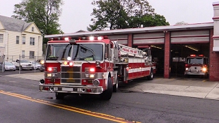 Passaic NJ Fire Department Ladder 1 Engine 1 and Engine 4 Responding out of Westside Firehouse [upl. by Sherri30]