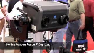 3d laser scanner digitizer konica minolta range7 [upl. by Boelter]