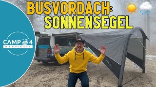 VW California Sonnensegel Busvordach für Camper Vans und VW Multivan [upl. by Eronaele658]