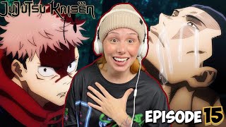 ITADORI VS TOUDOUBFF  Jujutsu Kaisen Epiosde 15  REACTION [upl. by Rolyab]