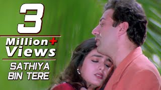 Sathiya Bin Tere Dil Maane Na  Himmat 1996  Tabu Sunny Deol  Roamntic Song [upl. by Garreth]