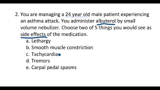 NREMT Practice Questions BLS and ALS [upl. by Ettenahs]