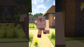 Villagers Revenge Gone Wrong in Minecraft minecraft animation shorts gaming minecraftmemes [upl. by Aehtorod]