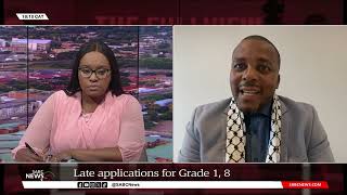 Late applications for Grade1 8 open on Monday Steve Mabona [upl. by Airlie]