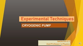 Cryogenic Pump [upl. by Dnesnwot]