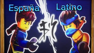 Ninjago El AscensoRenacer de los Dragones Intro Temporada 2 comparación latino y España [upl. by Sung389]