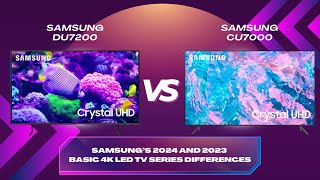 Samsung DU7200 vs CU7000 Is There any Reason to Choose Samsung DU7200 [upl. by Eldreeda227]