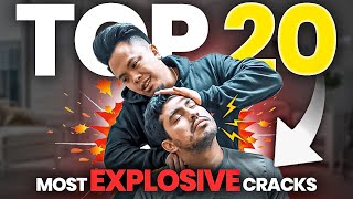 Top 20 Most Explosive Cracks  Chiropractic Adjustment Compilation [upl. by Ataynik]