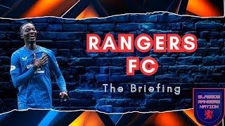 Rangers FC The Briefing Divided Opinion [upl. by Selrhc269]