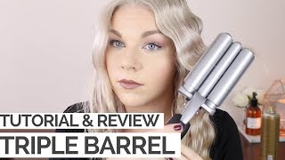 Babyliss Triple Barrel  REVIEW amp TUTORIAL [upl. by Neely]