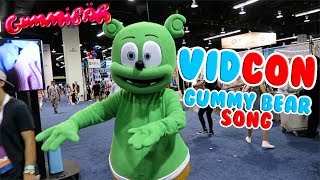 GUMMY BEAR SONG at VIDCON 2016 Gummibär Flashback Friday [upl. by Kironde]