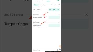 option trading stoploss kaise lagaye  trading me stoploss and target kaise set kare groww app [upl. by Naltiak]