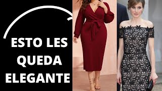 VESTIDOS DE FIESTA PARA MUJERES DE 50 A 60 AÑOS5 TIPOS DE VESTIDOS ELEGANTES [upl. by Aihsilat]