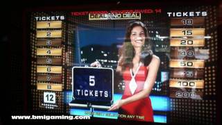 Deal Or No Deal Ticket Redemption amp Prize Coupon Video Arcade Games  BMIGamingcom  ICE [upl. by Etteb]