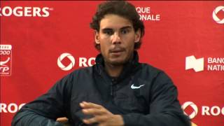 Montreal 2013 Thursday Interview Nadal [upl. by Aliekahs894]