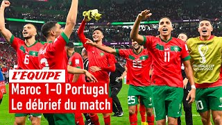 Maroc 10 Portugal  Le débrief de la qualification historique du Maroc Coupe du monde 2022 [upl. by Theresita]