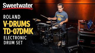 Roland VDrums TD07DMK Electronic Drum Set Demo [upl. by Lede]