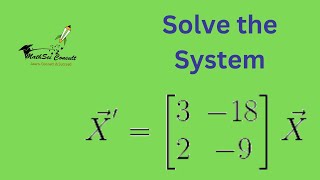 quotHow to solve Repeated Eigenvalues of Systems of Differential Equations  Case Twoquot [upl. by Adnalro529]