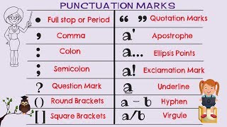 What Are the 14 Punctuation Marks in English Grammar [upl. by Goer]