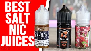 TOP 10 BEST SALT NIC JUICES FOR 2020  50 NIC SALT JUICES TESTED [upl. by Heise69]