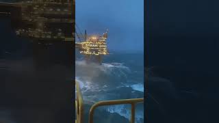 Scary moments in the North Sea  Ship and Storms 💀 sea ocean northsea scary dangerous [upl. by Ronen139]