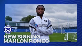 quotIm happy to have the opportunityquot  Mahlon Romeo arrives at Pompey [upl. by Yleve]