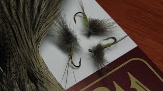 Emphemera danica with upright cdc wing SMHAEN STYLE dry fly [upl. by Tace791]