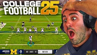 PLAYING COLLEGE FOOTBALL 25 FOR THE FIRST TIME [upl. by Ahsed]