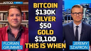 Next Price Targets Bitcoin at 130k Silver at 50 Gold Above 3k – This Is When  Florian Grummes [upl. by Anyat]