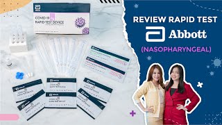 REVIEW RAPID TEST ANTIGEN ABBOTT NASOPHARYNGEAL MADE IN INDONESIA [upl. by Easton]